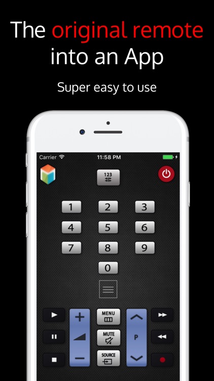 SamRemote remote for Samsung TV