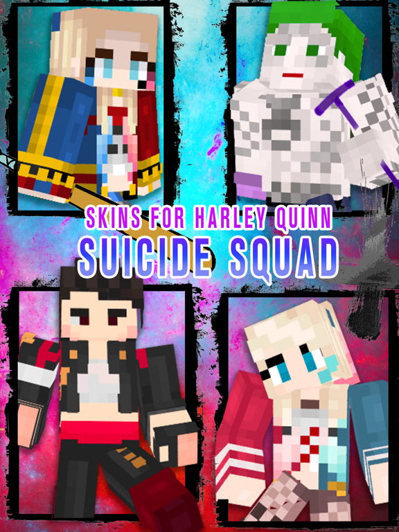 Skins For Harley Suicide Squad For Minecraft App Price Drops - fnaf roblox and baby skins for minecraft pe on the app store