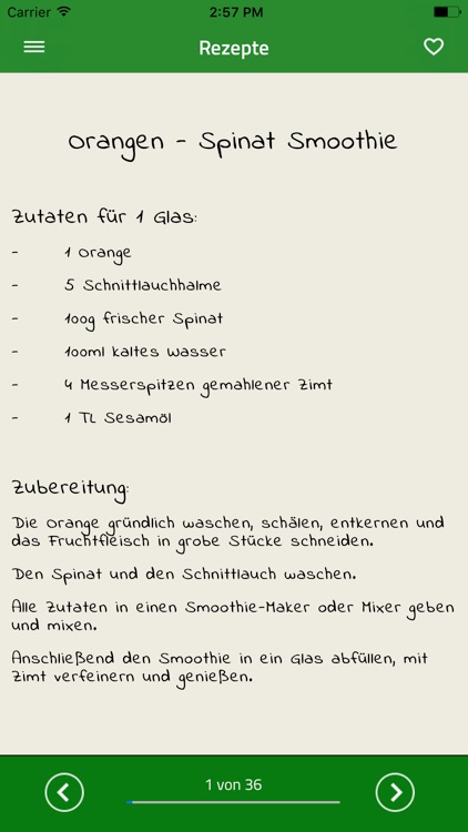 Grüne Smoothies - Lite