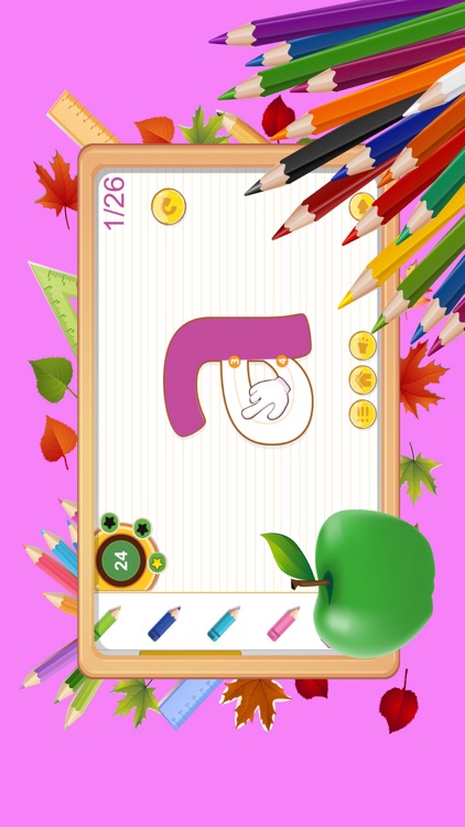 abc tracing letters handwriting for preschool game