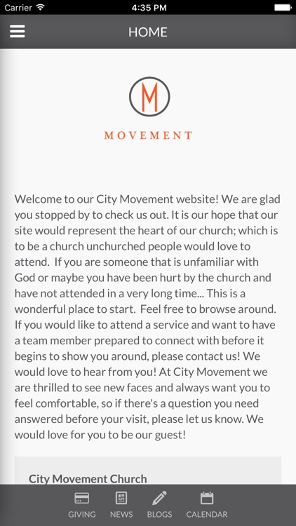 City Movement Church of Dayton, OH