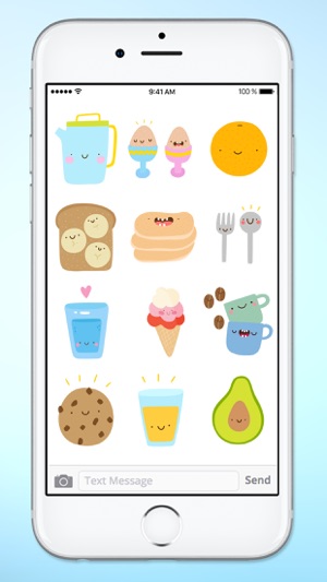 Super Cute Food Sticker Pack(圖4)-速報App