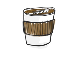 Communicate your need for a refreshing beverage with these delightful stickers