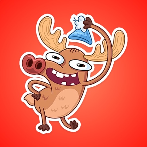 Mad Deer Stickers icon
