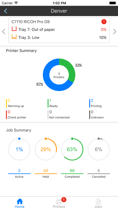 RICOH TotalFlow Supervisor screenshot 2