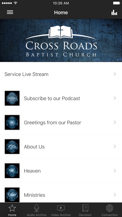 How to cancel & delete Cross Roads Baptist Church App from iphone & ipad 1