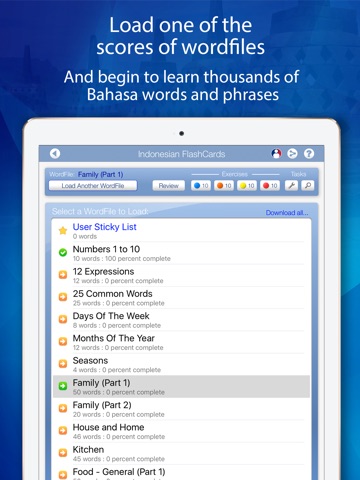Declan Indonesian FlashCards for iPad screenshot 2