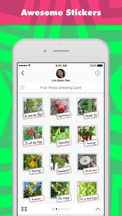 Fruit Photo Greeting Card stickers by wenpei