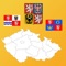 Flags and Maps of the Regions (States) of the Czech Republic