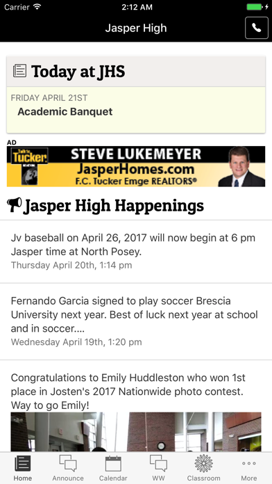 How to cancel & delete Jasper High School - Indiana from iphone & ipad 2