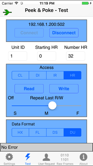 Modbus Peek & Poke(圖2)-速報App