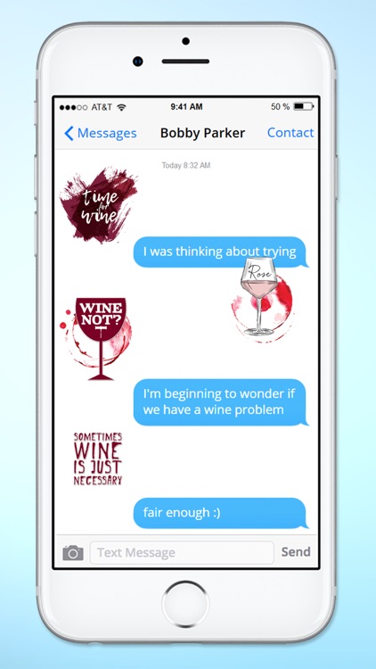 Wine Lover Funny Messages Sticker Pack