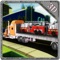 Fire Truck Transporter Simulator - Start parking trucks specially designed for emergency rescue in your trailer truck simulator