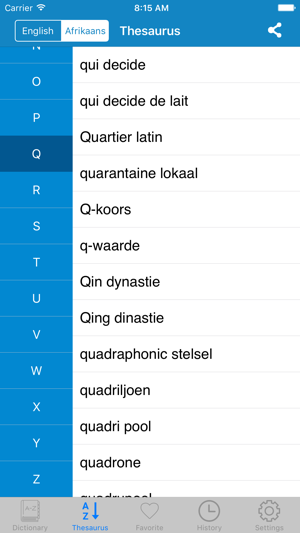 English to Afrikaans Offline Dictionary(圖5)-速報App