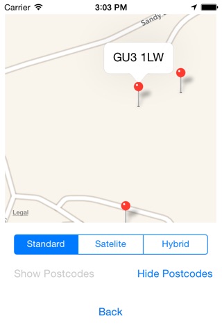 GU Postcode Finder screenshot 3