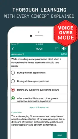 Game screenshot NASM® CPT Practice Exam Prep 2017 – Q&A Flashcards apk