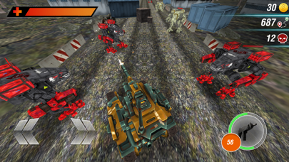 Metal Shooting War: Tanks vs Robots screenshot 4
