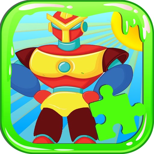 Toddler Games Iron Robot Jigsaw Puzzles Version iOS App