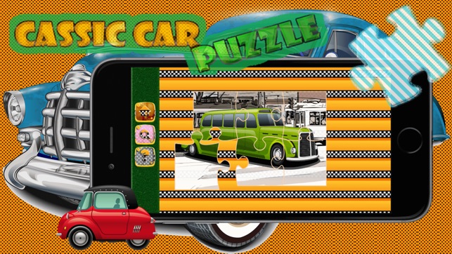 Classic Car jigsaw kids puzzle games(圖5)-速報App