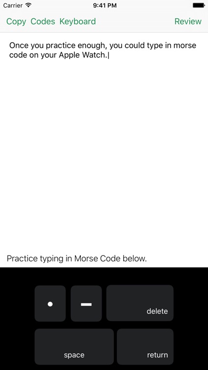 Morse Code Keys - Type in Morse Code