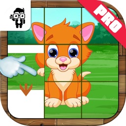 Pet Animal Slide Puzzle For Kids Pro