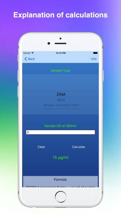 Chemistry & Biology Calculator