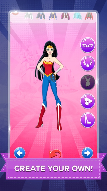 Super Hero Princess Dress-up The Frozen Power game screenshot-3