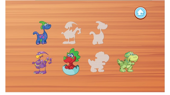 Dinosaurs Wooden Block Puzzles - For Kids,Toddlers(圖3)-速報App