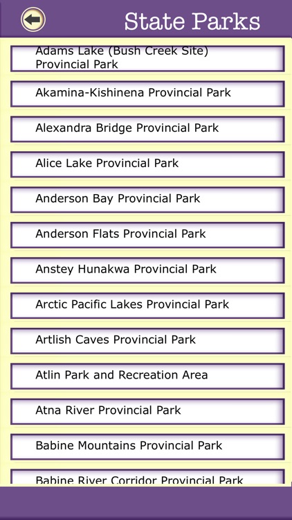 Canada Campgrounds & Hiking Trails,State Parks screenshot-4