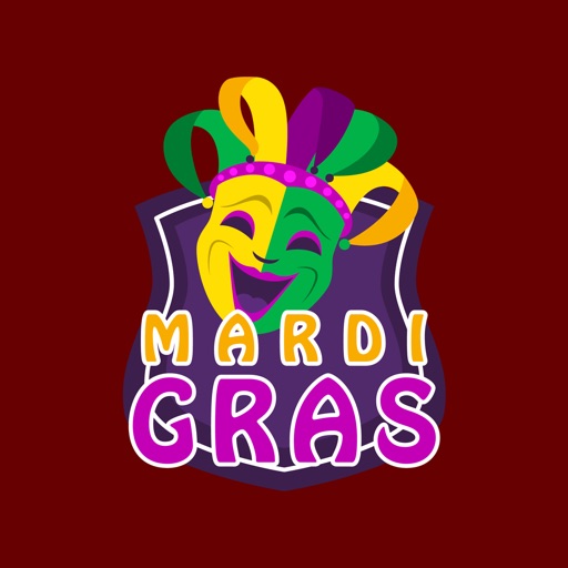 Mardi Gras Animated Stickers for iMessage icon