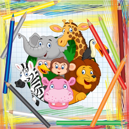 Animal Coloring Books - Simple Line Game for Kids iOS App