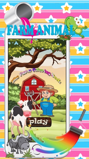 Farm Animal Coloring Book Learn to draw and color(圖1)-速報App