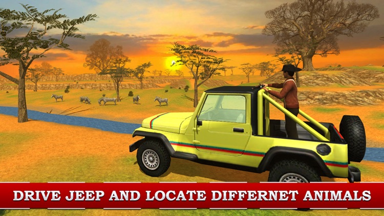 Wildlife Jeep Safari Simulator & Animal Hunter Sim