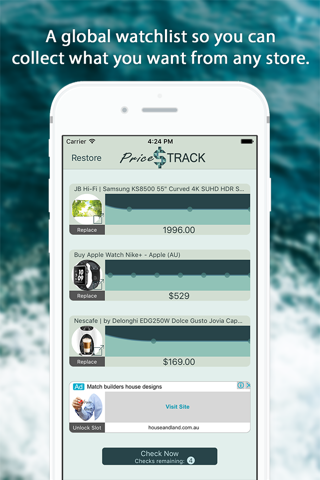 PriceTRACK - náhled