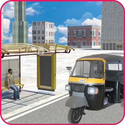 Pick & Drop Rickshaw Simulation icon