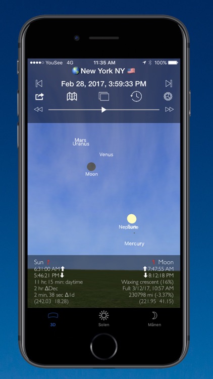 Sun and Moon Tracker 3D Pro