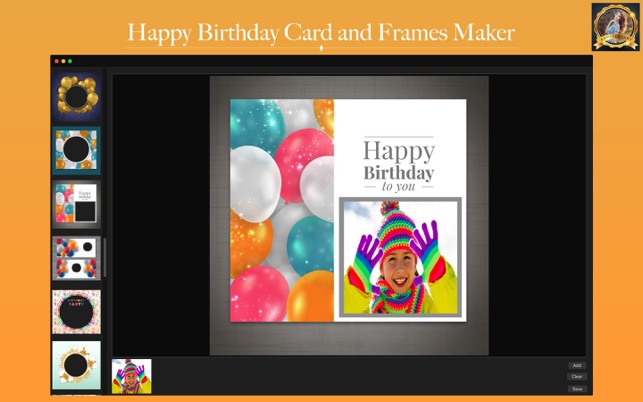 Happy Birthday Card and Frames Maker