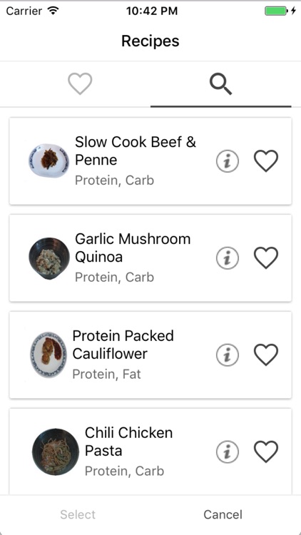 Fitness Meal Planner