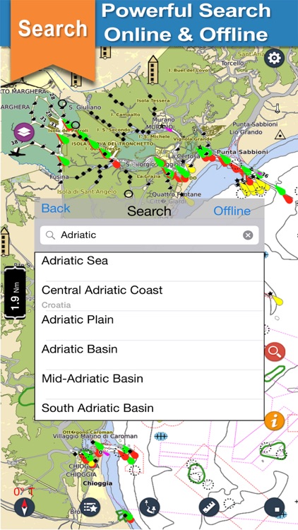 Adriatic S. Nautical Charts