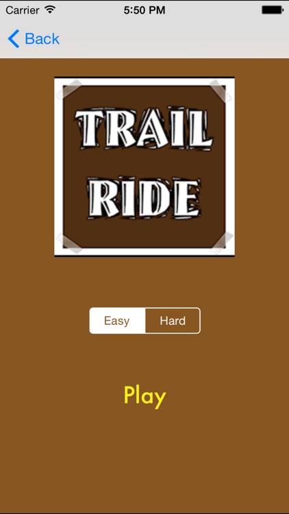 Trail Ride Game