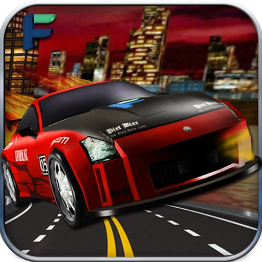 Sports Car Jumping Roof Stunt Icon