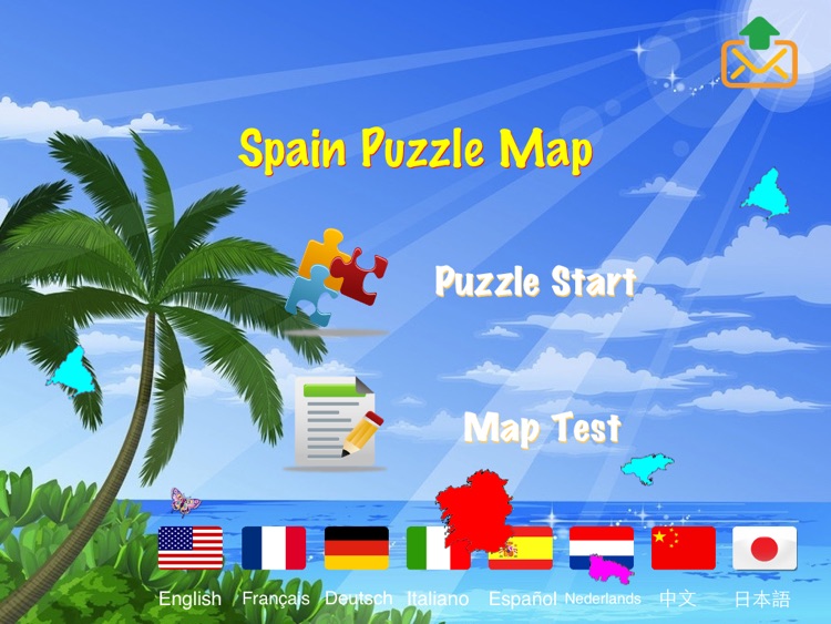 Spain Puzzle Map