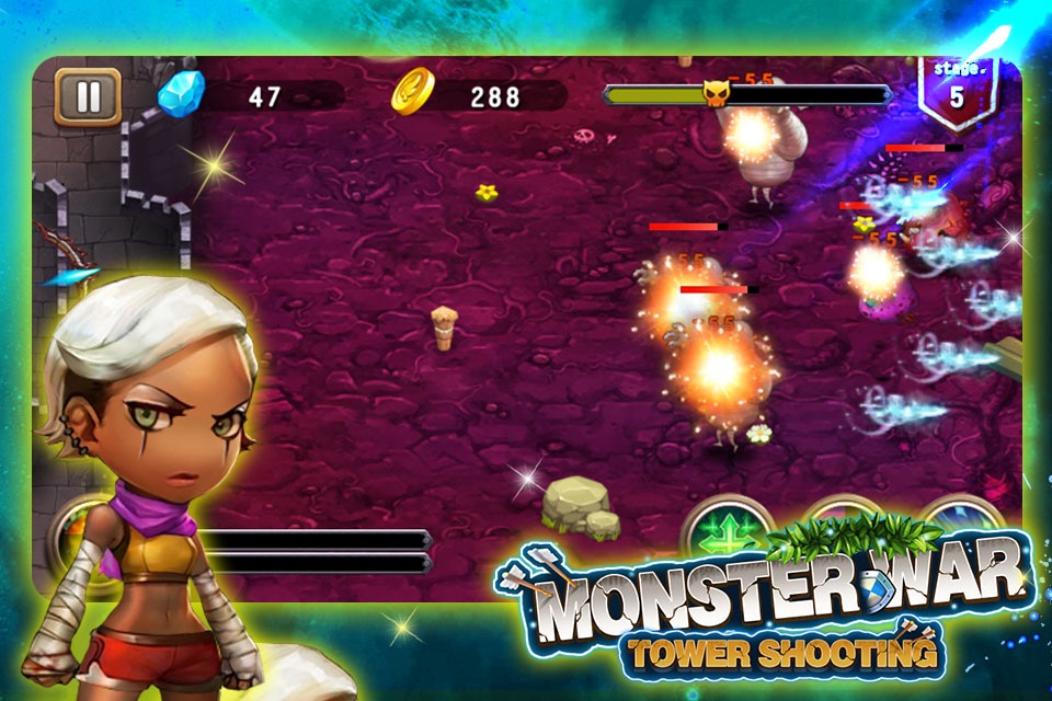 Monster War(Tower Shooting)-Shoot Game screenshot 3