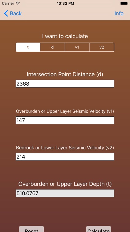 Basic Geophysics Formulas