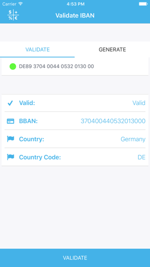 IBAN - Easy generate,calculate or validate IBAN(圖4)-速報App