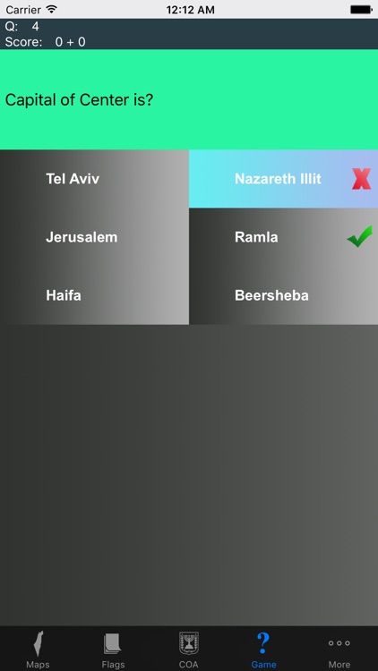Israel District Maps and Capitals screenshot-4
