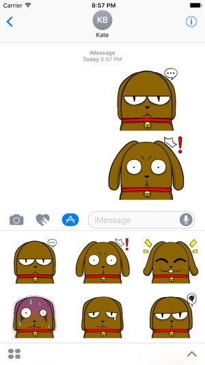Bulldog Stickers for iMessage Daily Use(圖1)-速報App