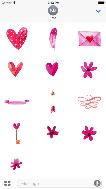 Animated Romantic Love Stickers