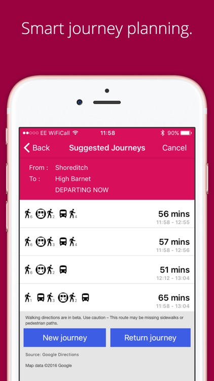 London Bus Checker - Live bus times at every stop.