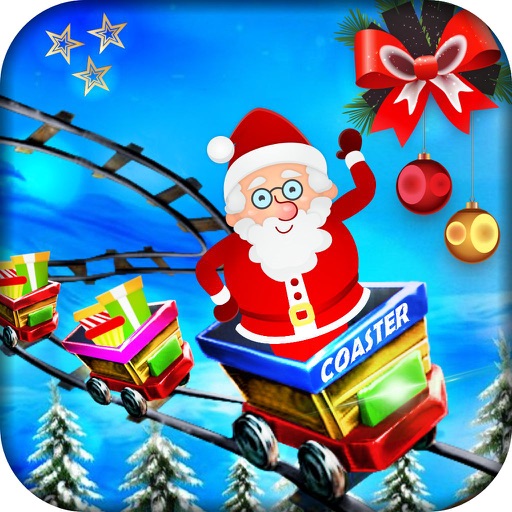 Drive Christmas Santa Roller Coaster 3d Icon